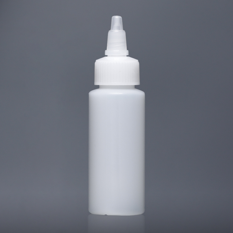 Cosmetic packaging — 60ml 2oz Biodegradable White Empty Plastic PE Bottle Container (5)
