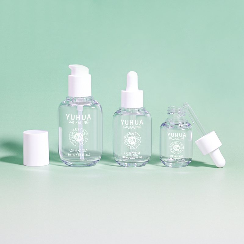 Cosmetic packaging — 15ml 30ml 50mlPETG Plastic Dropper Bottle Transparent Empty Essential Oil Serum Bottle Luxury Cosmetic Skincare Packaging Bottle (3)
