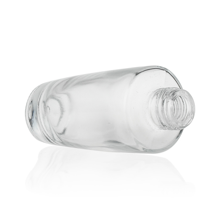 Cosmetic packaging — Round Clear Massage Oil Glass Dropper Bottles 40ml Serum Bottle Glass Cosmetic Bottles For Serum (5)