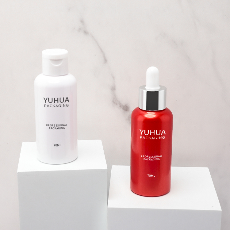 Cosmetic packaging — Recycled PET bottle small size travel packaging pet plastic flip cap plastic container lotion bottle hand wash gel bottle (2)