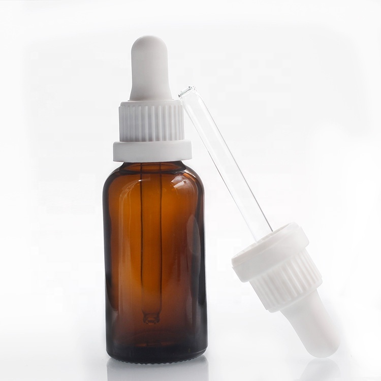 Cosmetic packaging — Essential Oil  Glass bottles with Dropper Manufacturers Hot Sale 30ml essential oil bottle with amber color (2)