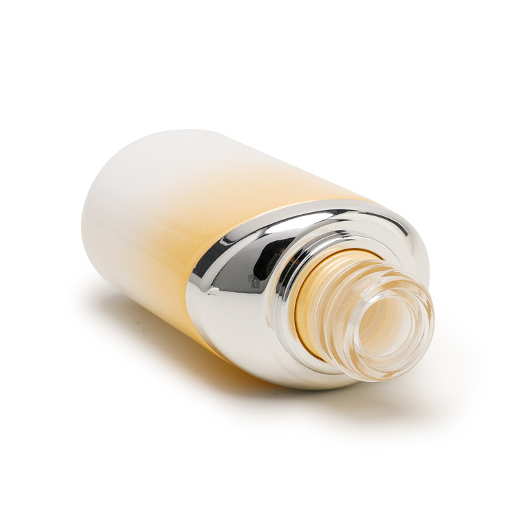 Cosmetic packaging — 30ml oval shape glass dropper bottle with silver shoulder (5)