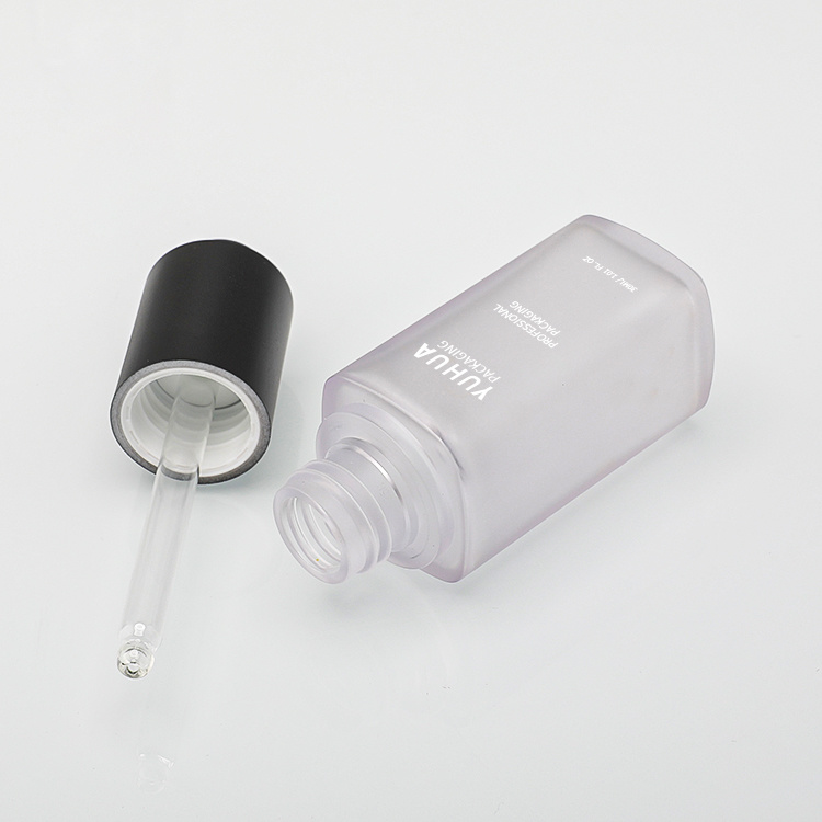 Cosmetic packaging — High Quality Custom Empty Serum Essential Oil Skincare Plastic Dropper Bottle Cosmetic Packaging Serum Plastic Bottle 30ml (6)
