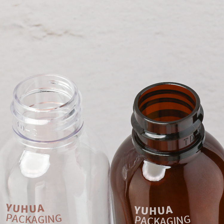 Cosmetic packaging — Luxury PET Amber Serum Bottles 50ML Essential Oil Hair Oil Bottle Skincare Packaging 50ml Plastic Dropper Bottle (6)