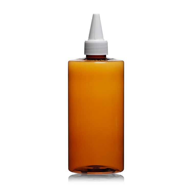 Cosmetic packaging — 500ml Eco Friendly Amber Empty Plastic PET Bottle Container (3)