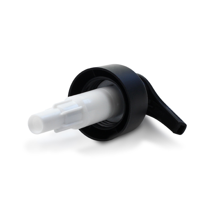 Cosmetic packaging — 24/410 Custom-made alumina plastic material bottle usage comes with a lock lotion pump (3)
