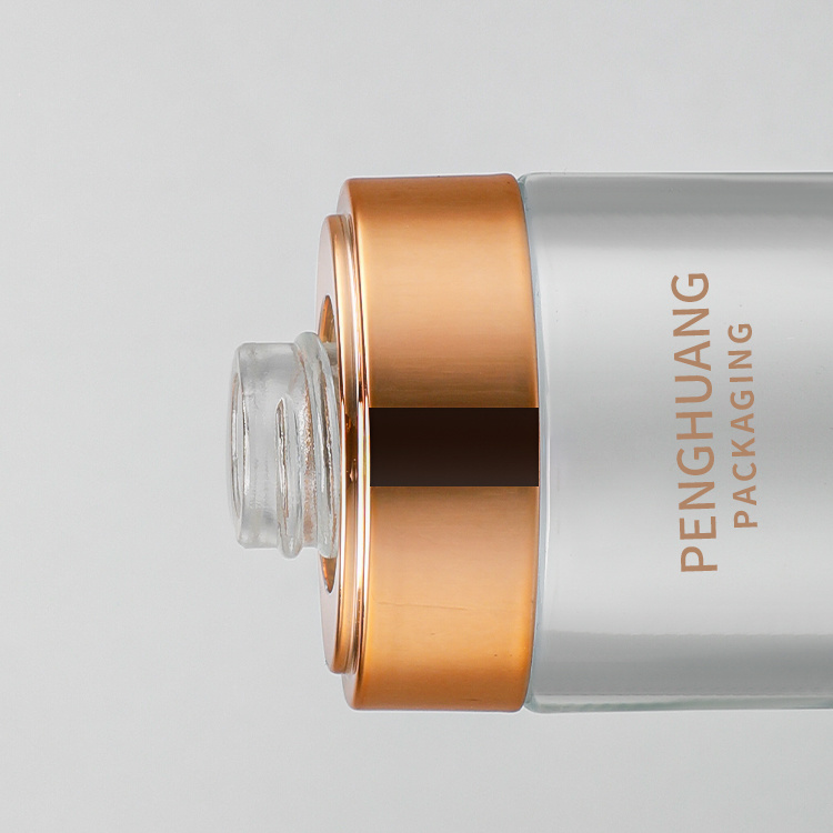 Cosmetic packaging — 30ML 1OZ Empty Refillable Glass Pump Spray Bottle Cream Foundation Make-up Skin Tonic Glass Liquid Foundation Bottle (5)