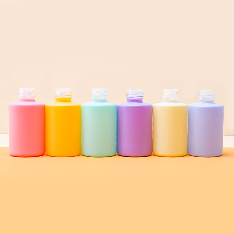 Cosmetic packaging — Frosted Cosmetic Skin Care Serum & Essential Oil Eye Drop & Body/Face Care Empty Glass Dropper Bottle 30ml (4)
