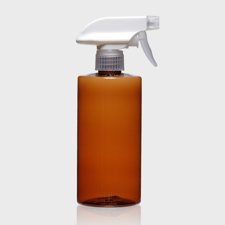 Cosmetic packaging — 500ml Eco Friendly Amber Empty Plastic PET Bottle Container (6)