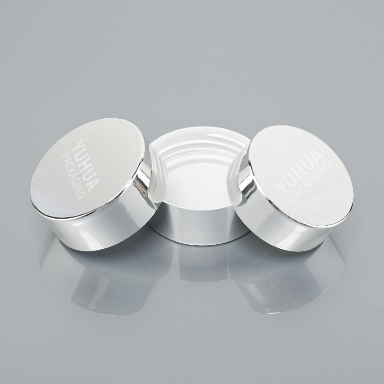 Cosmetic packaging — Cosmetic Jar Aluminum Screw Caps 56mm 52mm Cosmetic Jar Rose Gold Cap Round Plastic Screw Cap (2)