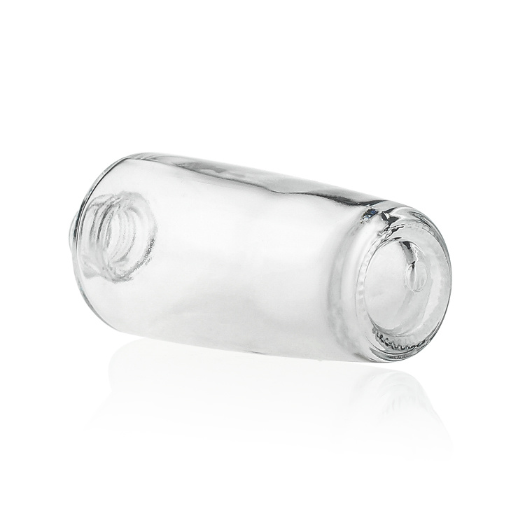 Cosmetic packaging — Round Clear Massage Oil Glass Dropper Bottles 40ml Serum Bottle Glass Cosmetic Bottles For Serum (6)