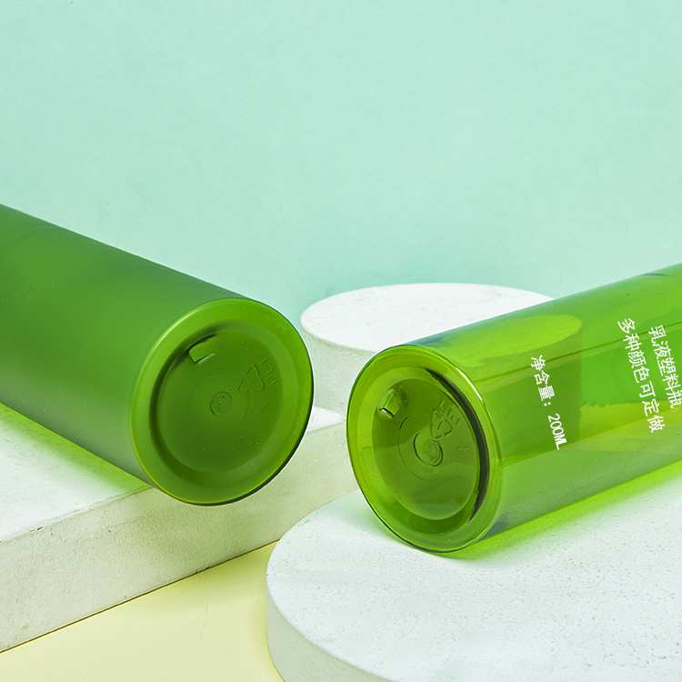 Cosmetic packaging — Factory Custom 40ml 50ml 60ml100ml130ml150ml 200ml Empty Green White Press Pump PCR PET Bottles (3)