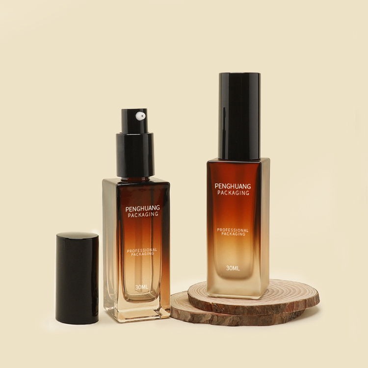Cosmetic packaging — Wholesale Customized Skincare Packaging 30ml Amber Cosmetic Packaging Toner Dropper Spray Bottle for Facial Care Moisture (3)