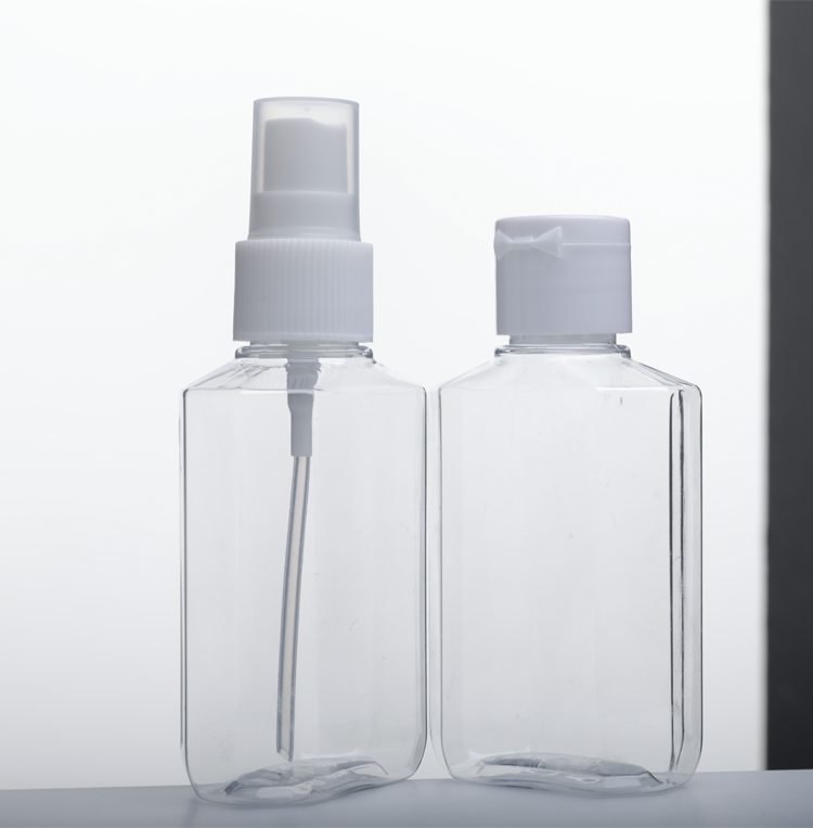 Cosmetic packaging — Hot-Selling transparent 60ml hand sanitizer spray bottle high pressure hand pressure empty sprayer plastic container bottle (4)