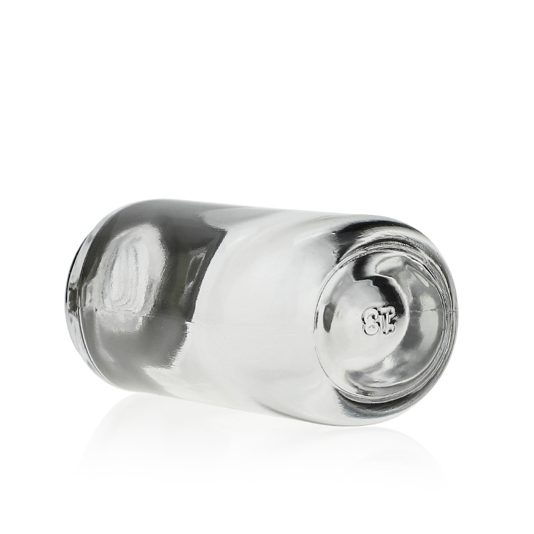 Cosmetic packaging — 30ml unique shape silver uv shoulder cosmetic serum pump dropper bottle (6)