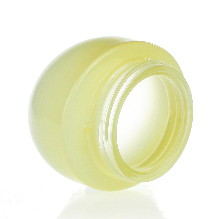 Cosmetic packaging — Luxury empty 50g silver Cap cream jar glass cosmetic skincare packaging container Wholesale (4)