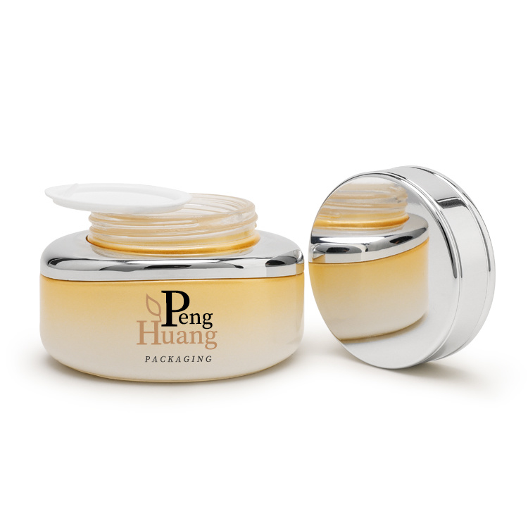 Cosmetic packaging — Wholesale Cosmetic Packaging Set 30g 50g Empty Makeup Container Glass Cream  Jar Screw Lid (6)