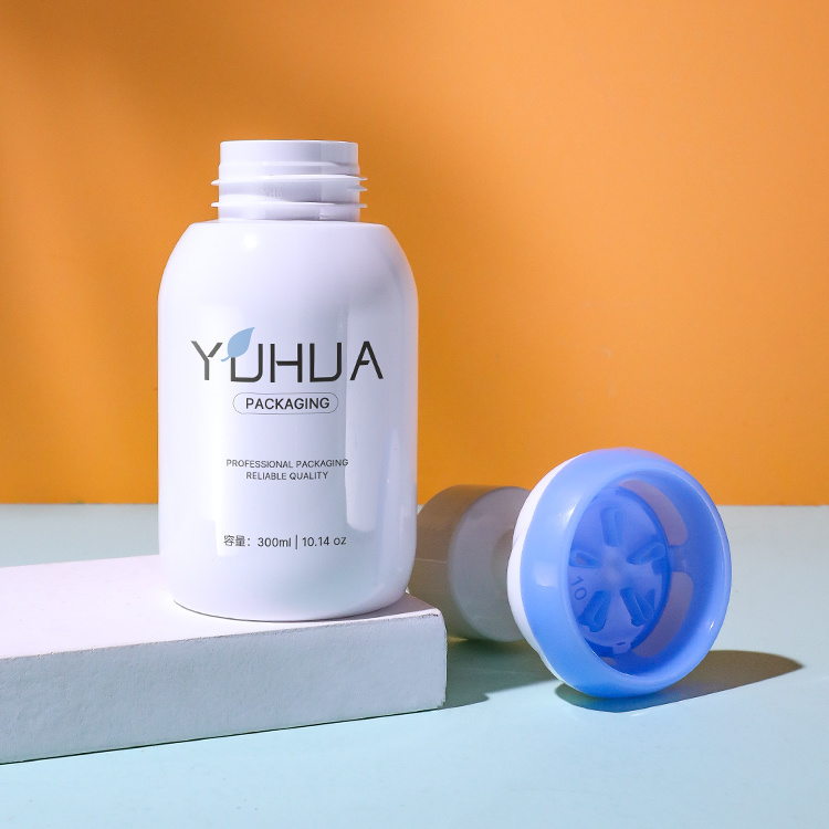 Cosmetic packaging — Wholesale 300ml Plastic Soap Foaming Pump Bottle Fancy Soap Container Packaging Foam Cleanser Pump Bottle (4)